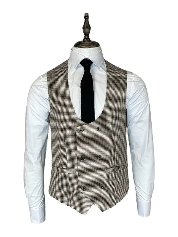Cavani – Vest Elwood Houndstooth