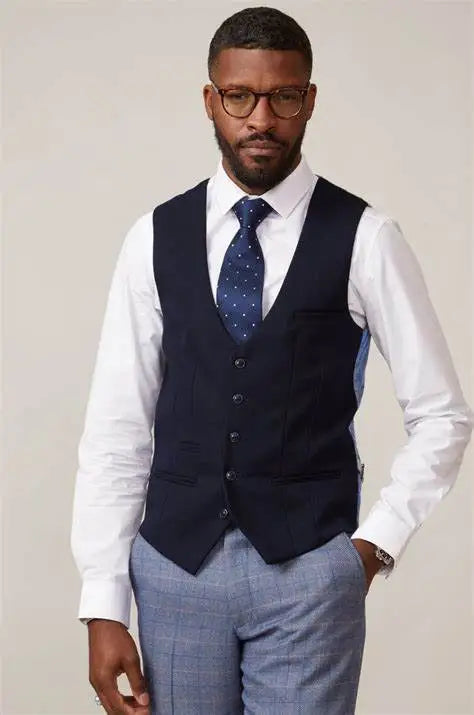 Kelvin Navy Vest - Enkeltradet