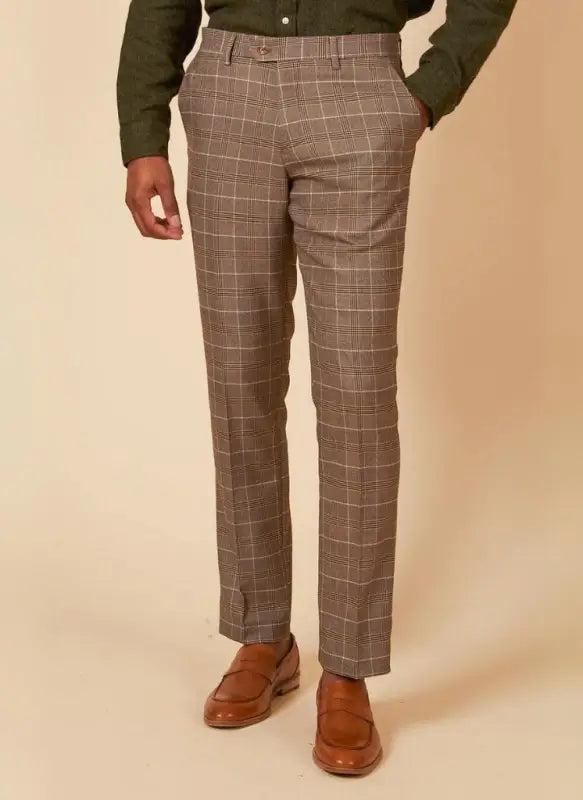 Marc Darcy - Bukser Ray Tan Ternet Beige