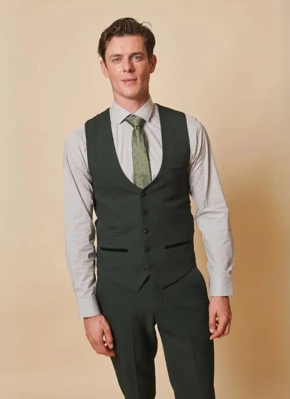 Marc Darcy – Vest Bromley Olivengrøn Ternet