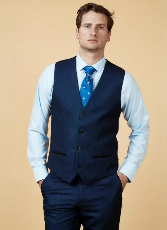 Marc Darcy – Vest Callum Marineblå
