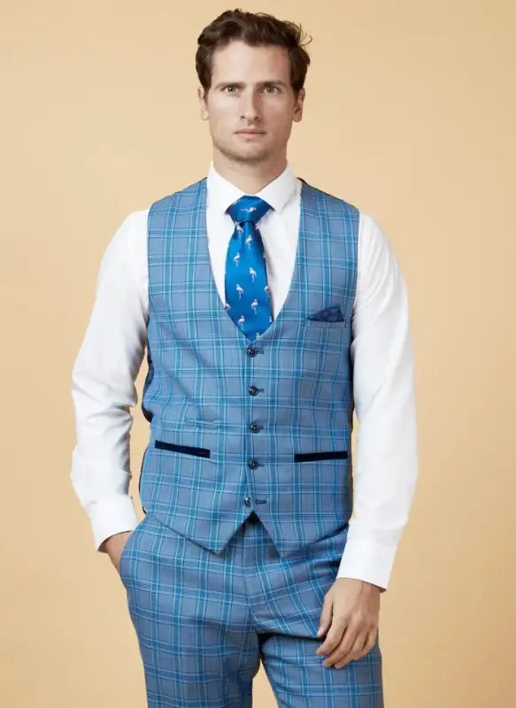 Marc Darcy – Vest Jose Lyseblå
