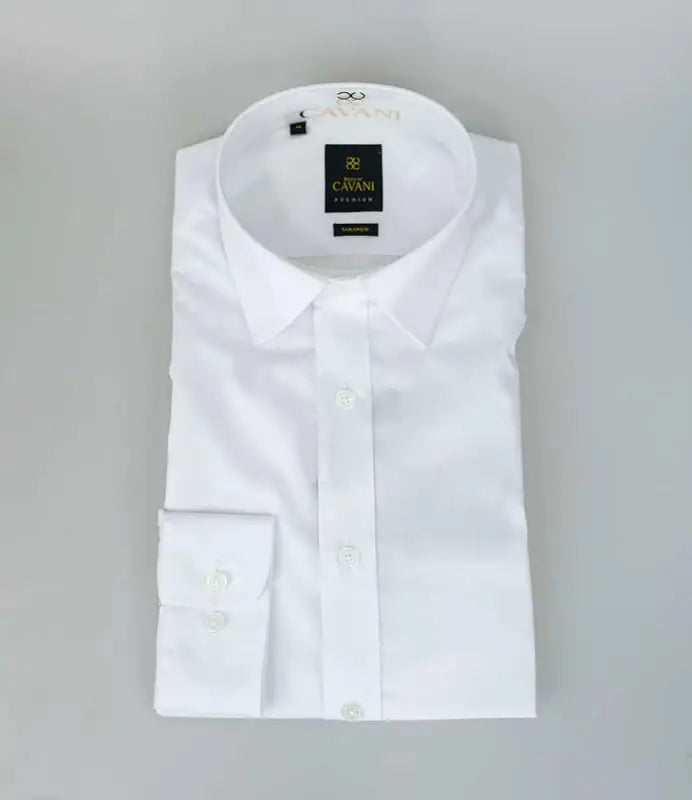 Cavani Slim Fit Herreskjorte Hvid