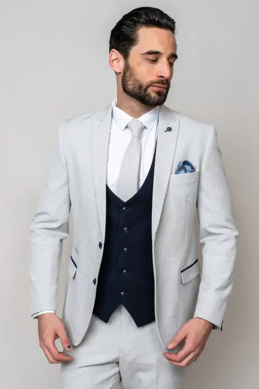 Jakkesæt Med Vest Marc Darcy Bromley Stone Mix and Match