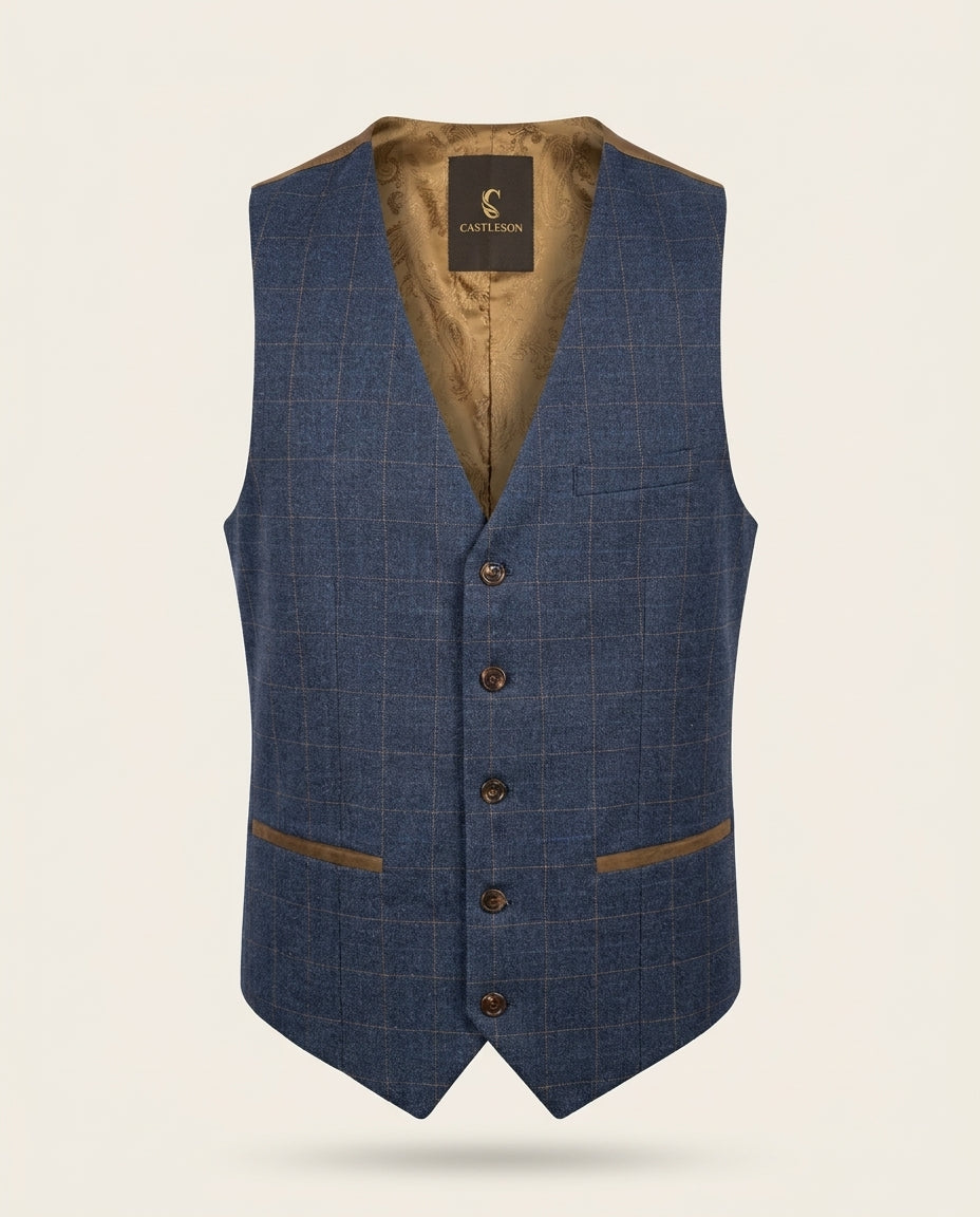 TAVERNY – Vest Admiral Ternet Marineblå