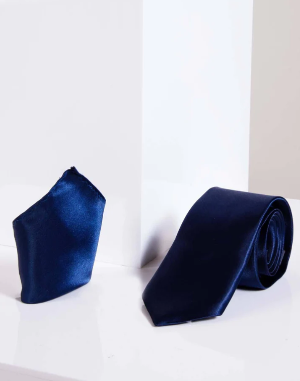 Slips Blue Satin | Marc darcy - stropdas