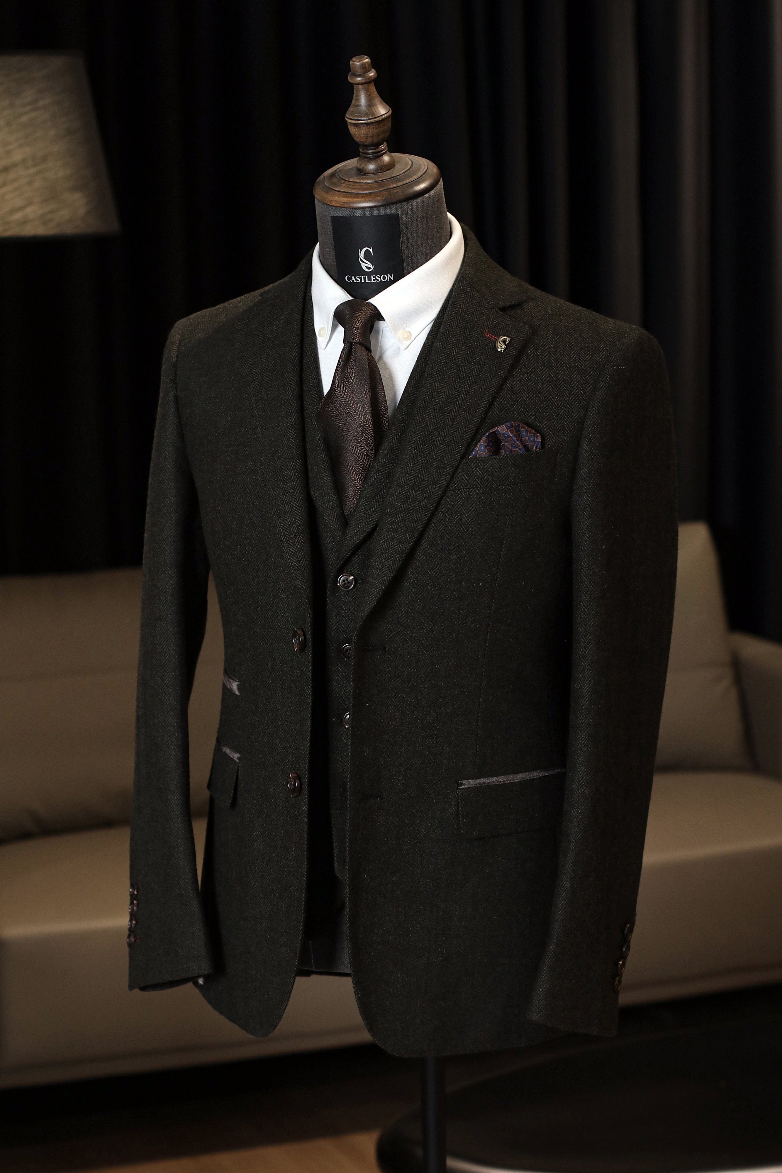 CASTLESON Chief – Jakke Olive Tweed