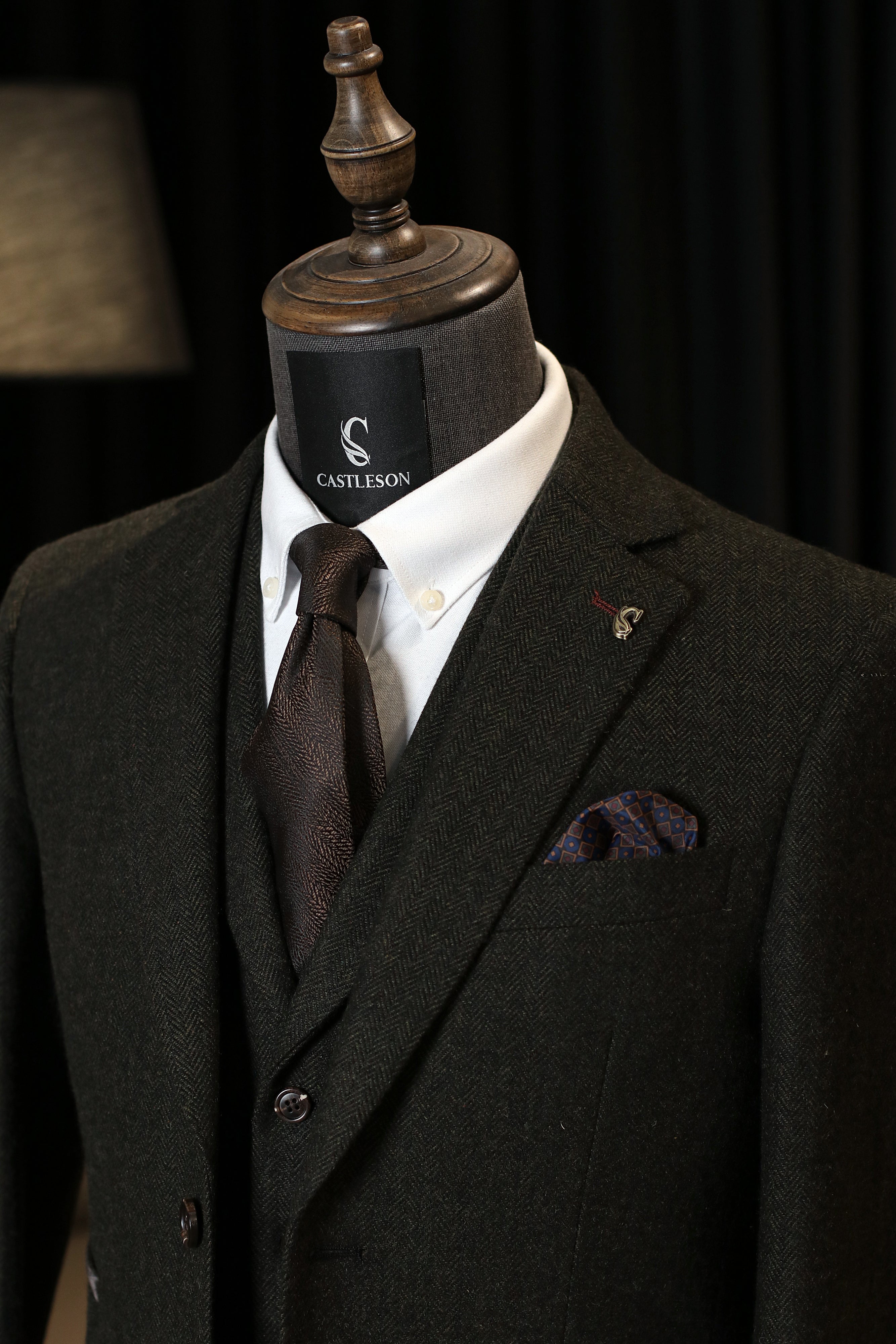 CASTLESON Chief – Jakke Olive Tweed