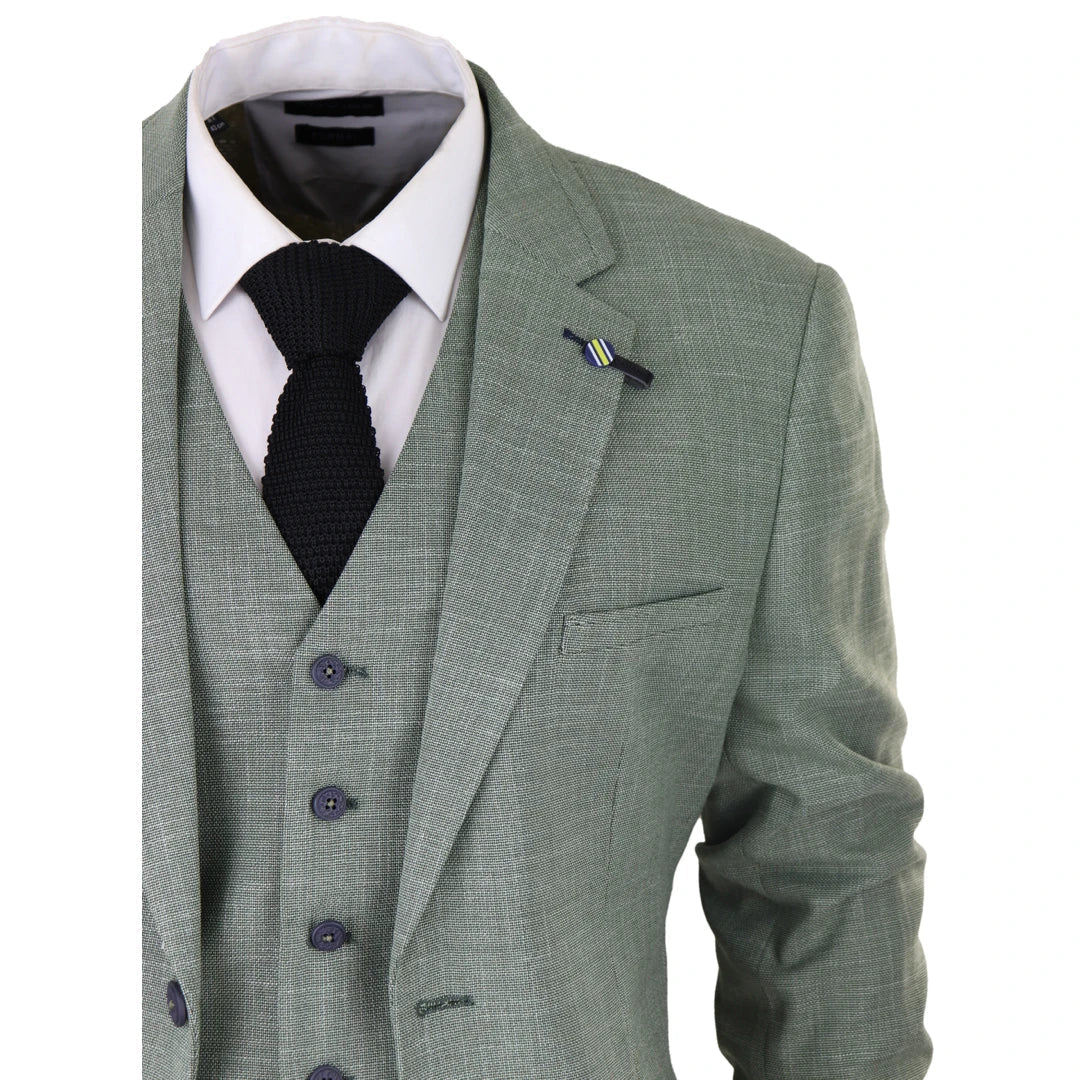 Tredelt kostume Cavani Sage slim fit jakkesæt 8