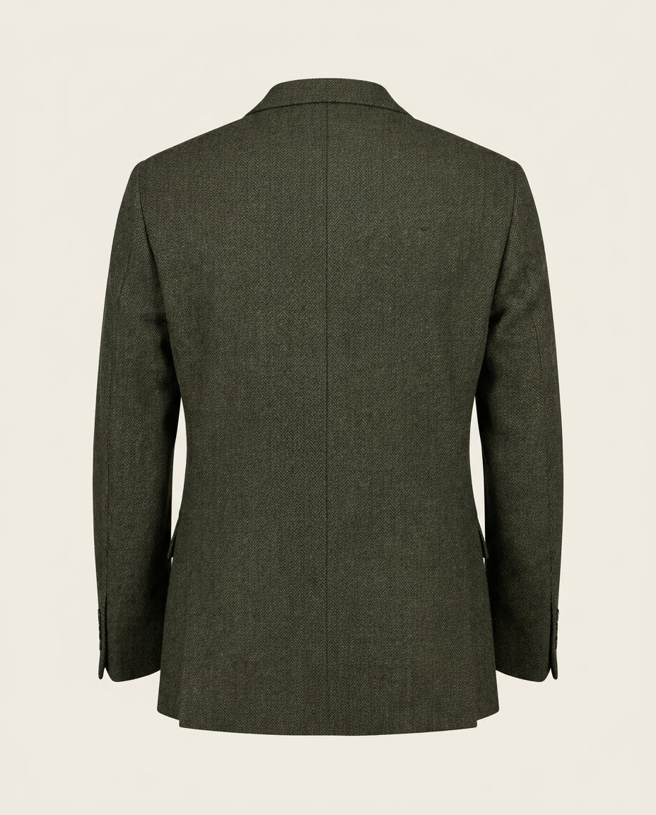 CASTLESON Chief - Colbert Olive Tweed — achterkant