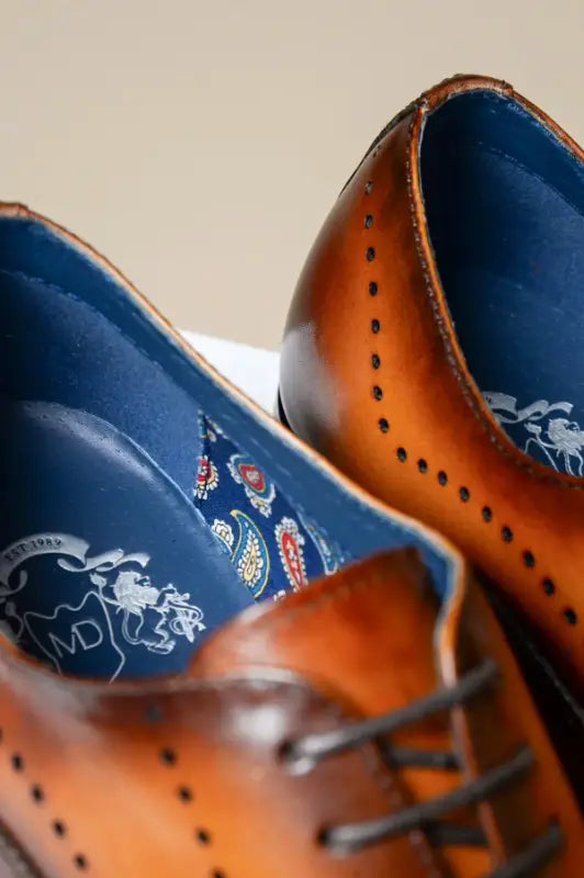 Brun lædersko Marc Darcy Jake - Wingtip brogue - schoenen