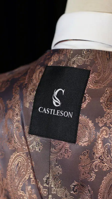 CASTLESON Admiral – Tredelt Jakkesæt Til Herrer, Ternet Navy/Tan Mix & Match