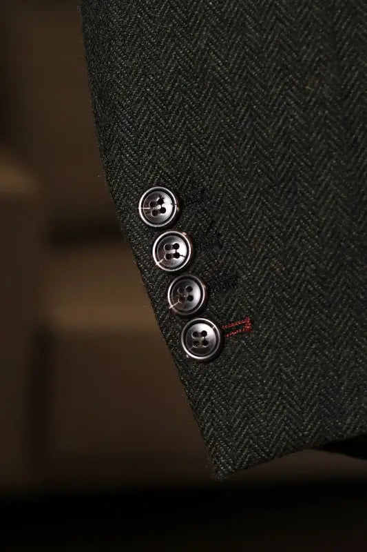 CASTLESON Chief – Herresæt I Olivengrøn Tweed Mix & Match