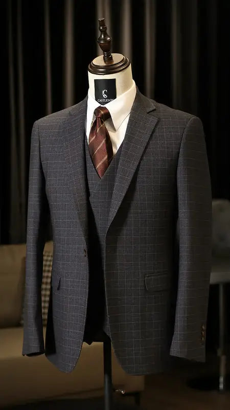 CASTLESON Phantom – Tredelt Jakkesæt Til Herrer Grå