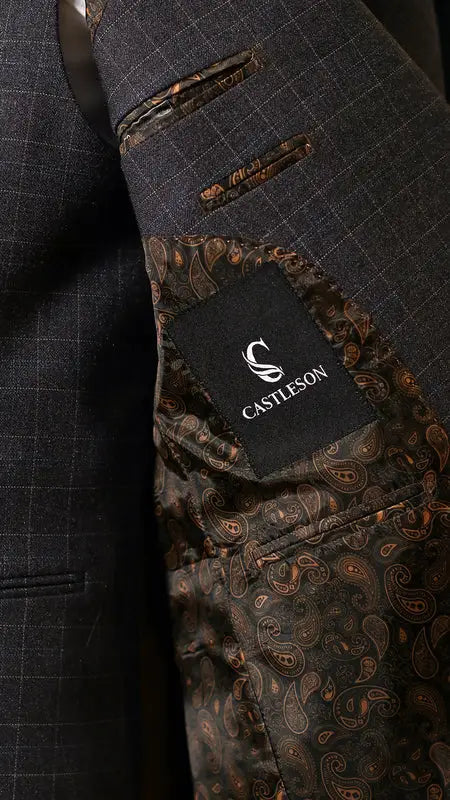 CASTLESON Phantom – Tredelt Jakkesæt Til Herrer Grå Mix & Match