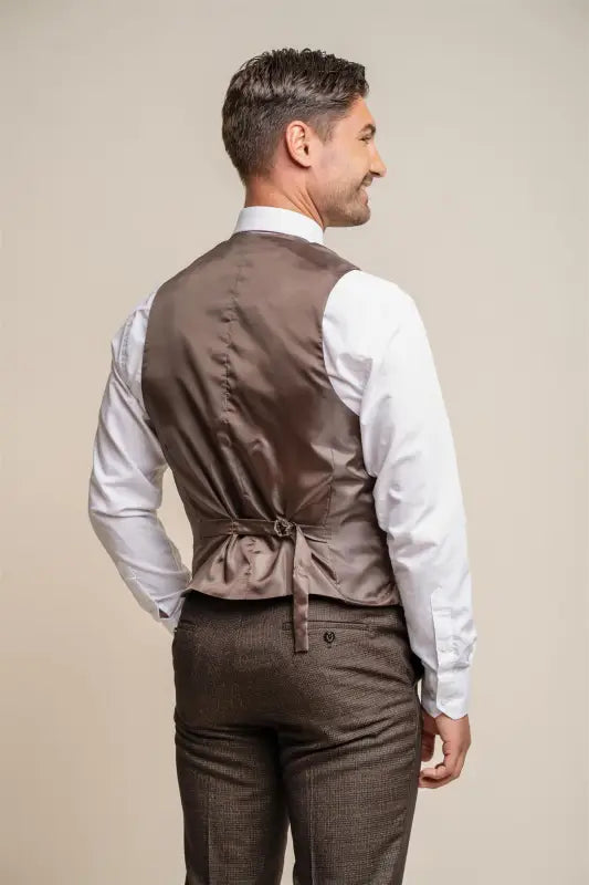 Cavani Lennox – Dobbeltbrystet Vest Beige