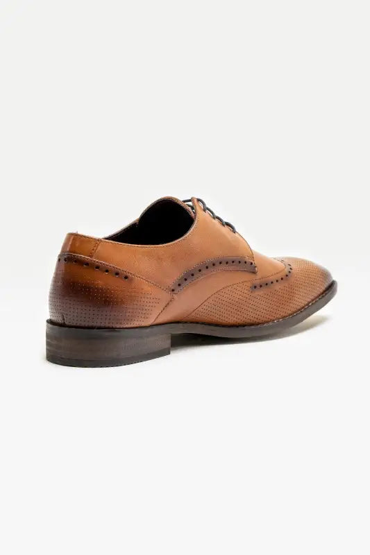 Cavani Lisbon Sko Lys Brun - Wingtip Brogue - schoenen