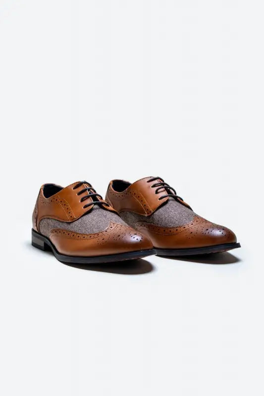 Cavani Oliver Tweed Sko - Brun - schoenen