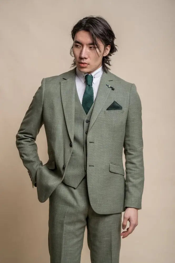 Tredelt kostume Cavani Sage slim fit jakkesæt 4