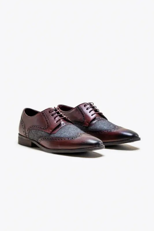 Faro Tweed Sko Bordo | Cavani Faro Bordo - schoenen