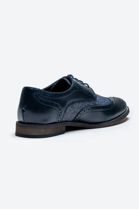 Cavani Oliver Tweed Sko - Navy - schoenen