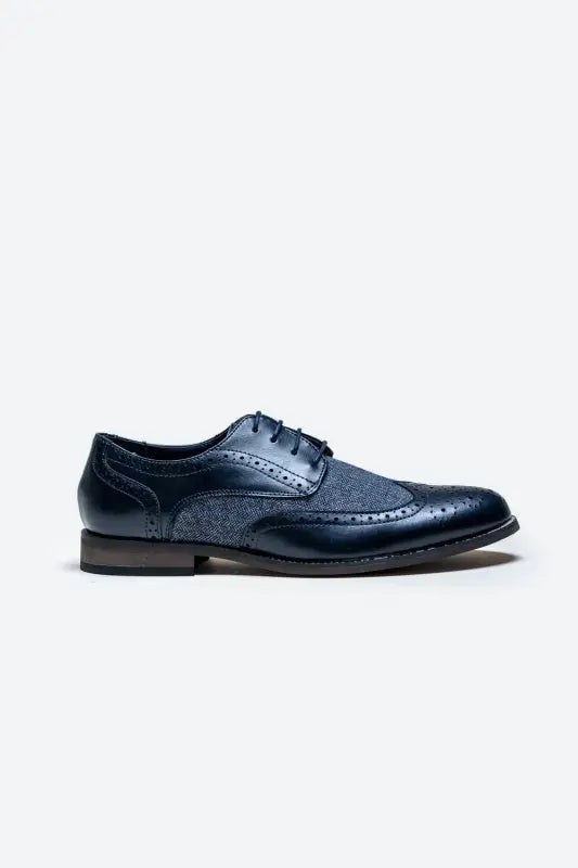 Cavani Oliver Tweed Sko - Navy - schoenen