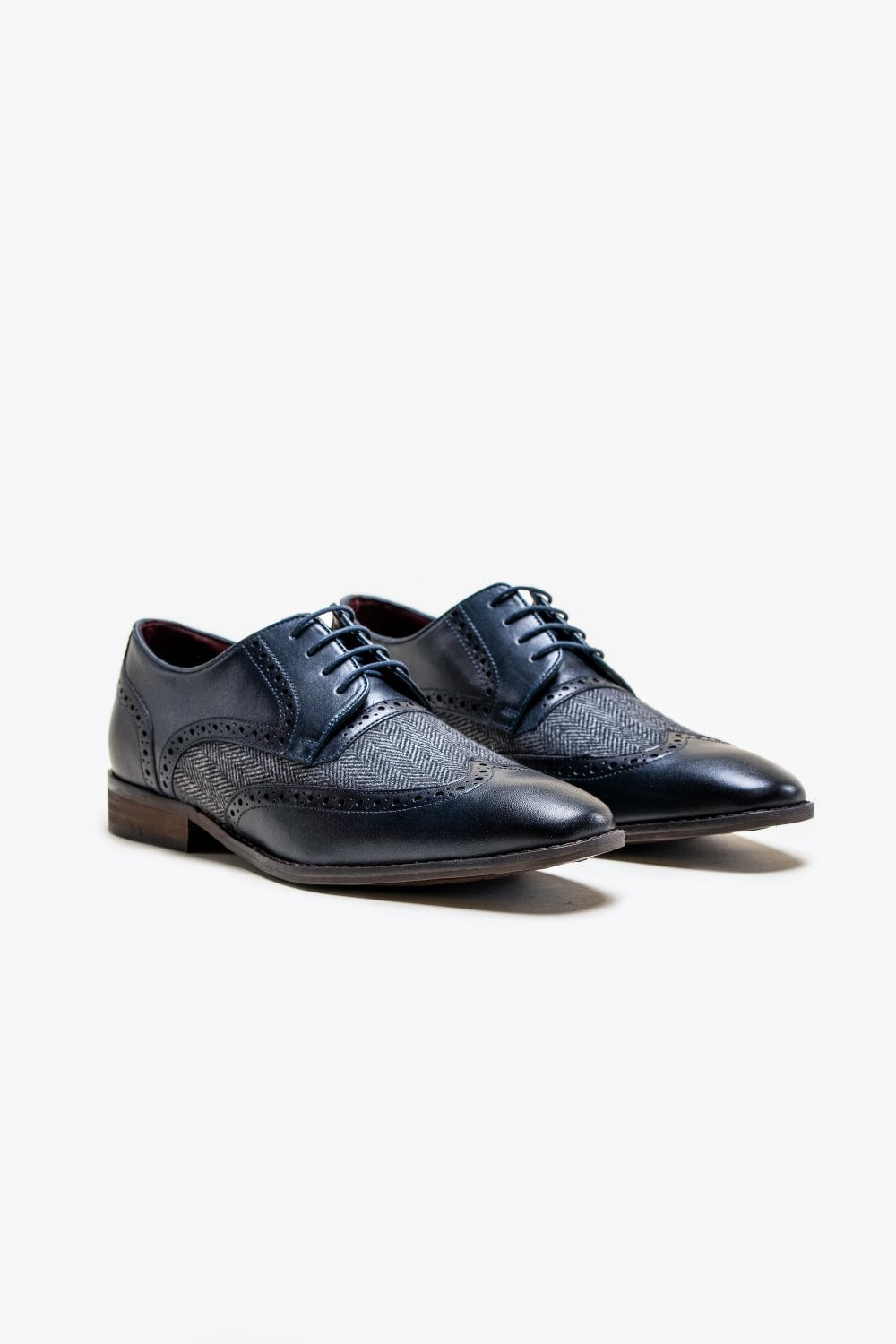 Cavani Faro Tweed Sko - Navy - schoenen