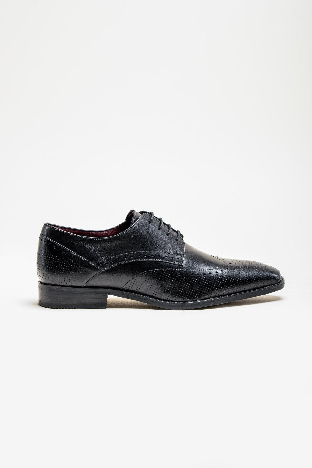 Cavani Lisbon Sko Sort - Wingtip Brogue - schoenen