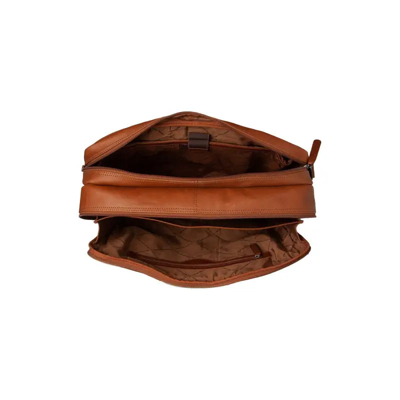 Læder Laptop Taske - The Chesterfield Brand Ryan Cognac