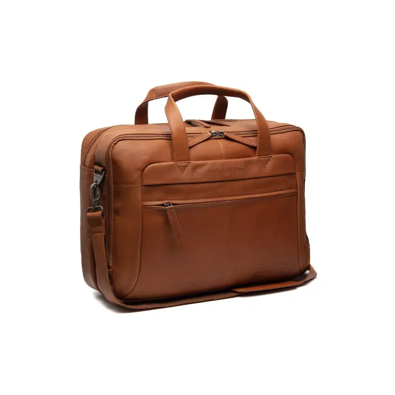 Læder Laptop Taske - The Chesterfield Brand Ryan Cognac