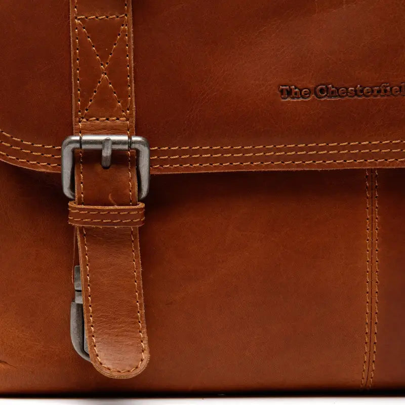 Læder Laptop Taske - The Chesterfield Brand Veneto Cognac