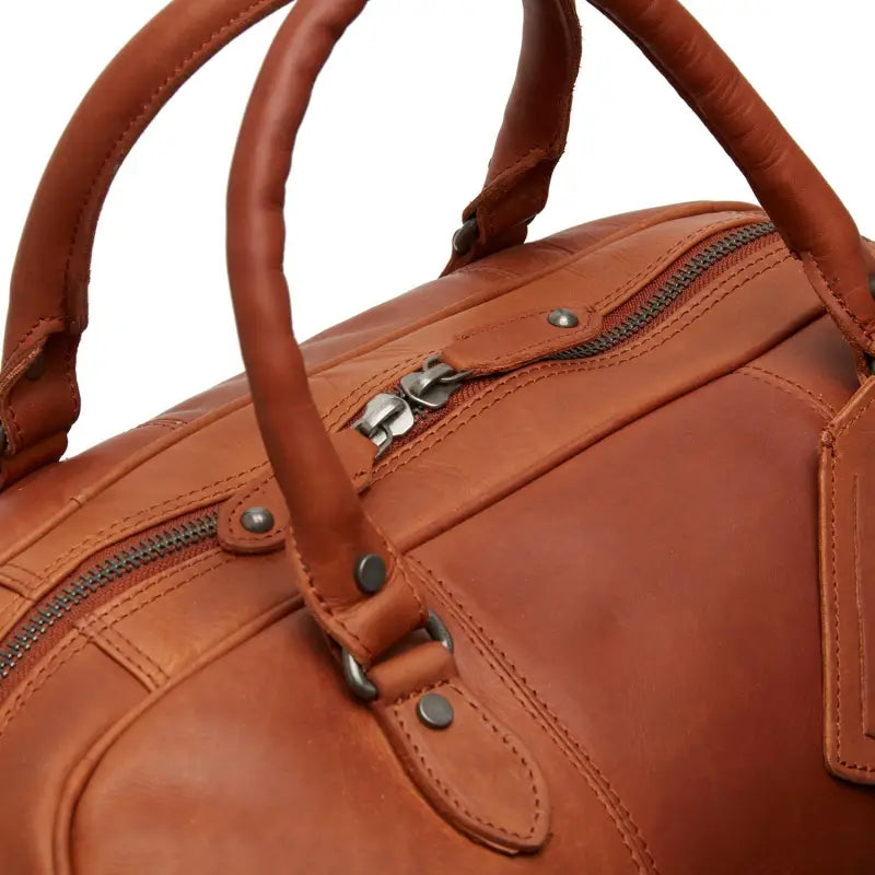 Læder Weekendtaske - The Chesterfield Brand Liam Cognac