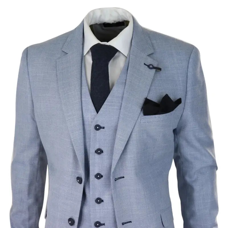 Tredelt jakkesæt Cavani Miami Sky slim fit suit