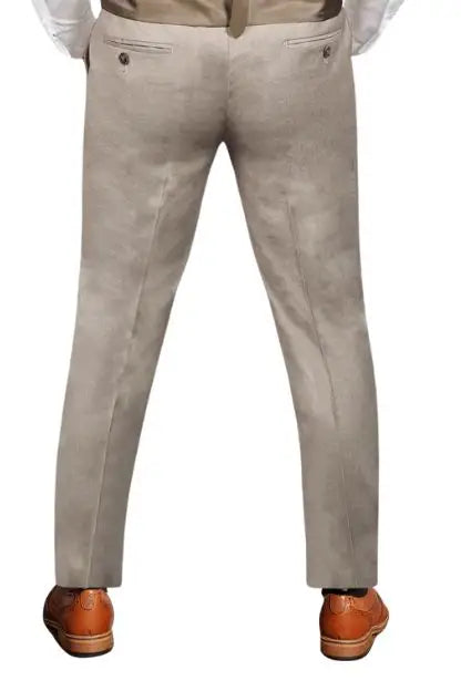 TAVERNY - Bukser Major Beige