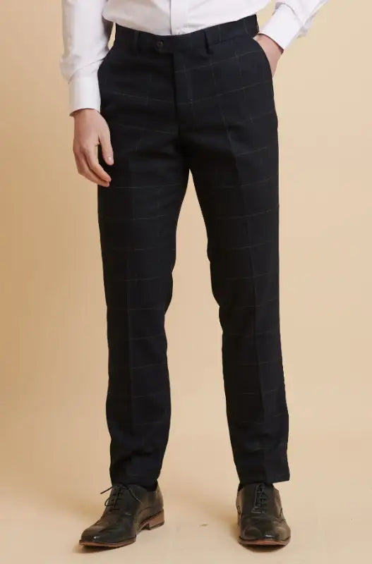 Tredelt Navy Gentlemans suit - Edison Greenline - driedelig