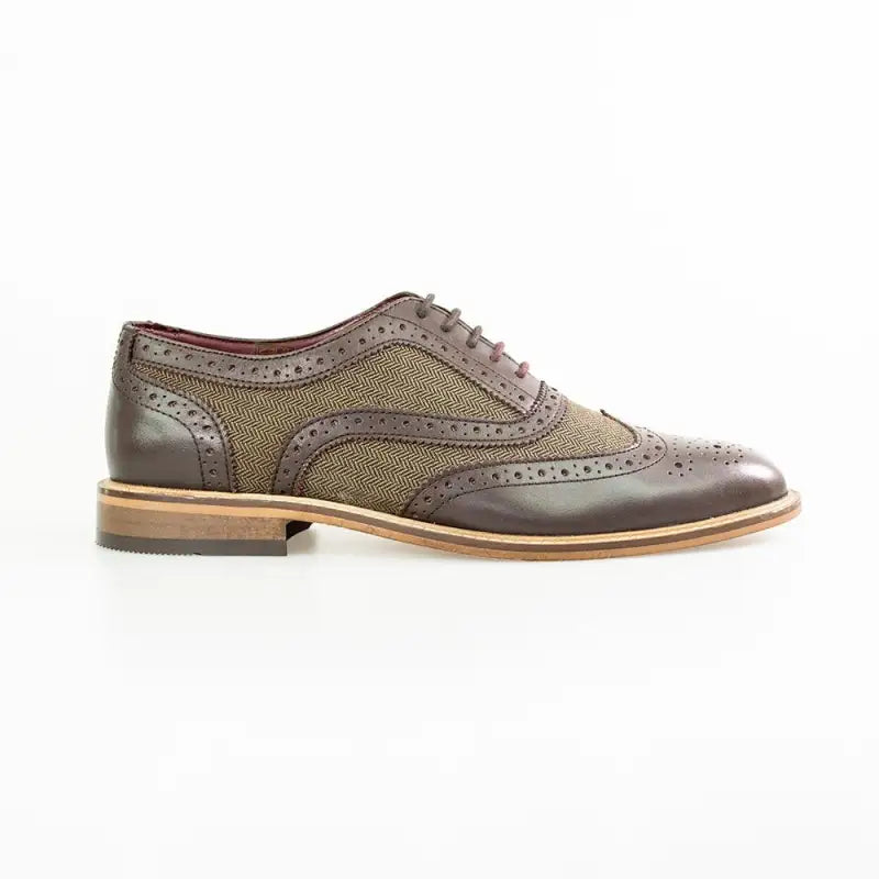 Elegante Sko | Cavani Ellington Brown Tweed