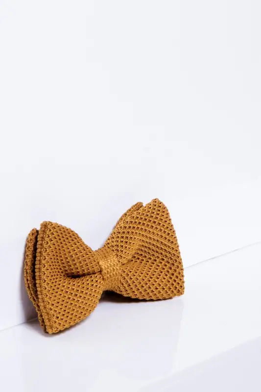 Bow Tie Marc Darcy Mustard Double Layer